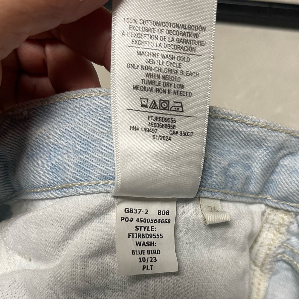 EUC Favorite Daughter The Ollie Ultimate Baggy Wide Leg Jeans in "Blue Bird" - Picture 11 of 14